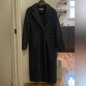 MICHAEL KORS Long Wool-Blend with STRETCH Winter Coat